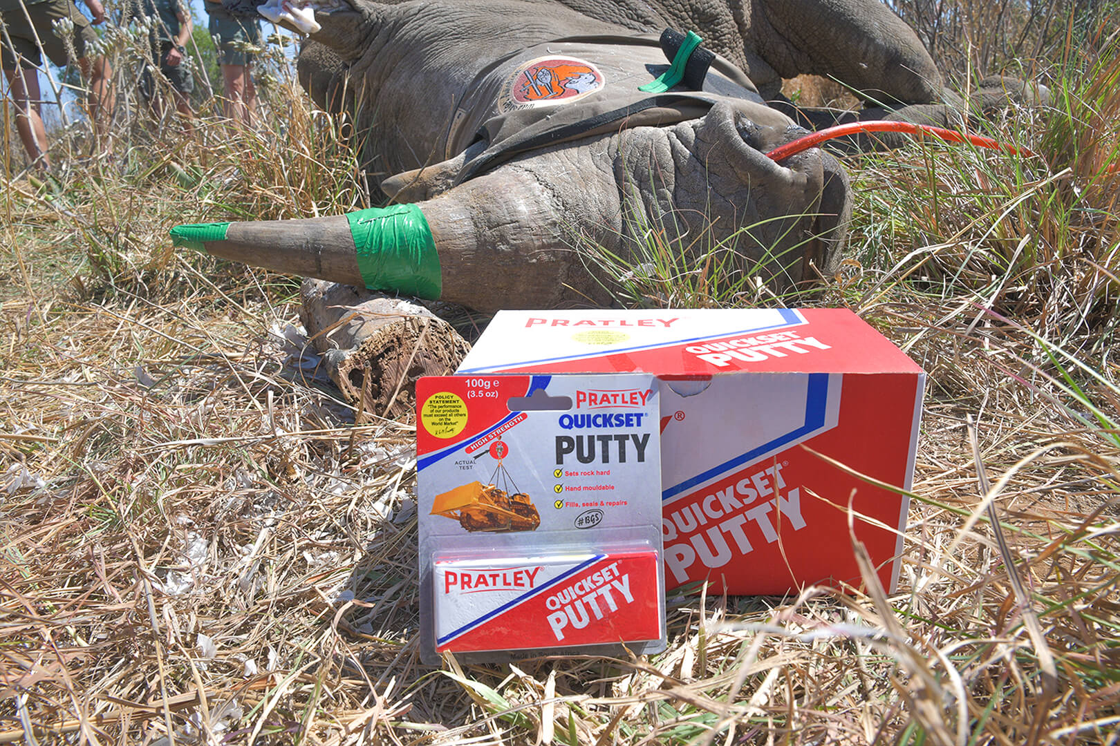 Tag_Post_Pratley Putty used in the efforts to protect rhinos